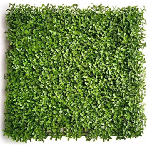 Parede vegetal artificial - Modelo verde - Dimensões: 50 x 50 cm