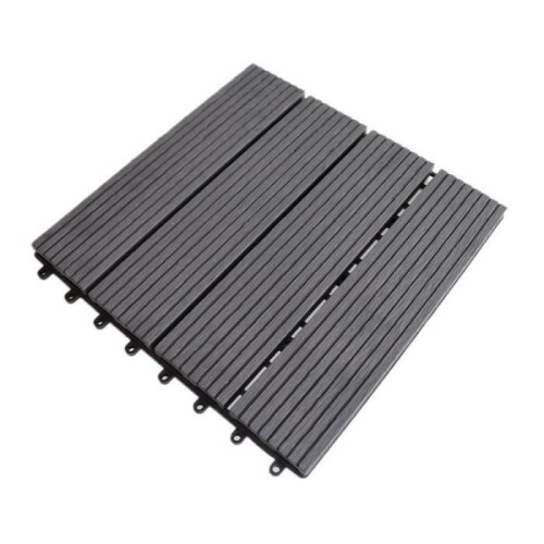 Anthrazitgraue Gartenplatte 30 x 30 x 2 cm
