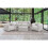Aufblasbares Sofa 2-3 Plätze Terracotta - Innen und Außen - Farbe Hellgrau 3