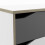 Commode - DEMEYERE - GENIUS - Blanc et Gris - 3 tiroirs - 78,3 x 42,6 x 75,9 cm 3