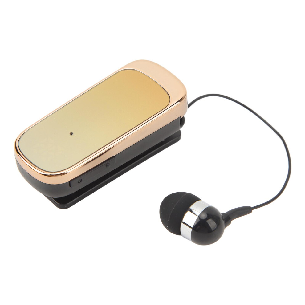Retractable Wireless Headphones Bluetooth 5.2, 20H Call, Gradient Yellow 7691369085338