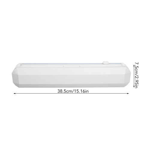 Plastic Wrap Dispenser with Slide Cutter, Adjustable, 38.5x7.5cm 1