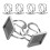 30Stk DIY Ringgrundlagen Silber Verstellbare Ringe 2
