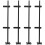 4Sets Aluminium GPU Halter Schwarz GPU Support Für 6