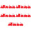 5St Mini Kersttrein Rood Plastic Speelgoed En Decoratie 9