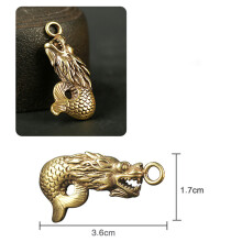 4Stk Goldene Schlüsselanhänger Mit Drachenmotiv Leicht Und Robust