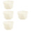 4Pièces Moules DIY Pour Pot De Fleurs Plastique Kaki Usage Facile 8