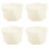 4Pièces Moules DIY Pour Pot De Fleurs Plastique Kaki Usage Facile 6