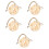 5Pièces Bambou Beige Cage Suspendue Polyvalente 9