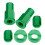 3Set Kit Tappi Valvole in Lega Alluminio Verde Per Auto 2