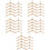 50Pz Appendini Mini Beige Decorativi Per Bambole Casa 8