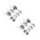 2Set Set Cucina Resistente Argento Outdoor 8