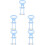 5St Blauwe Plastic Mop Handgrepen Voor Auto Universele 8