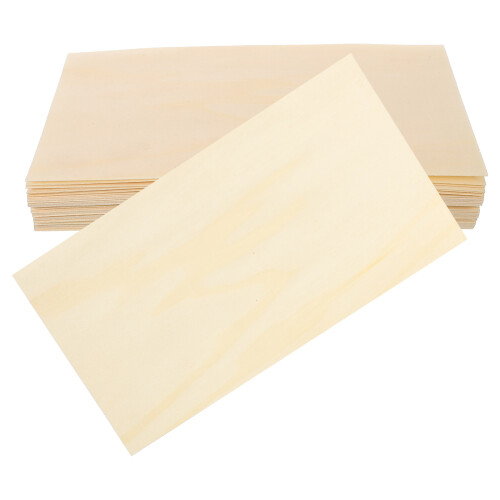 150Pcs Light Yellow Wood Liners Oilproof Snack Wraps