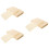 150Pcs Light Yellow Wood Liners Oilproof Snack Wraps 9