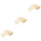 150Pcs Light Yellow Wood Liners Oilproof Snack Wraps 7