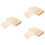 150Pcs Light Yellow Wood Liners Oilproof Snack Wraps 8
