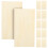 150Pcs Light Yellow Wood Liners Oilproof Snack Wraps 2