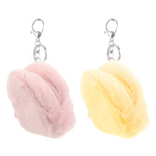 8Szt Kolorowy Pluszowy Portfelik Brelok Mini Na Kawaii