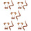 5Set Cosplay Orso Con Cerchietti , Coda E 9
