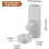 Bird Water Feeder Automatic Gravity Dispenser for Parrots and Small Pets, Easy Install, White 4
