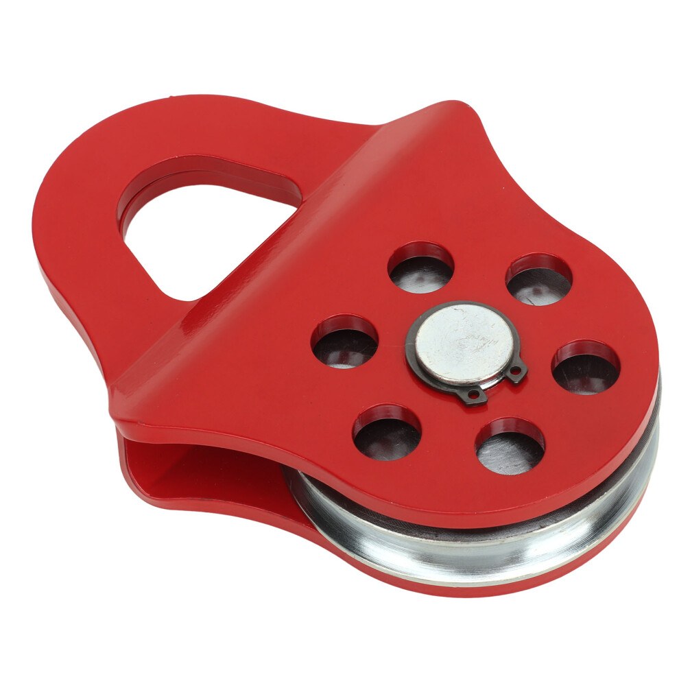 Heavy Duty Red Snatch Block Pulley For 4T Capacity Winch Systems 9381369085824