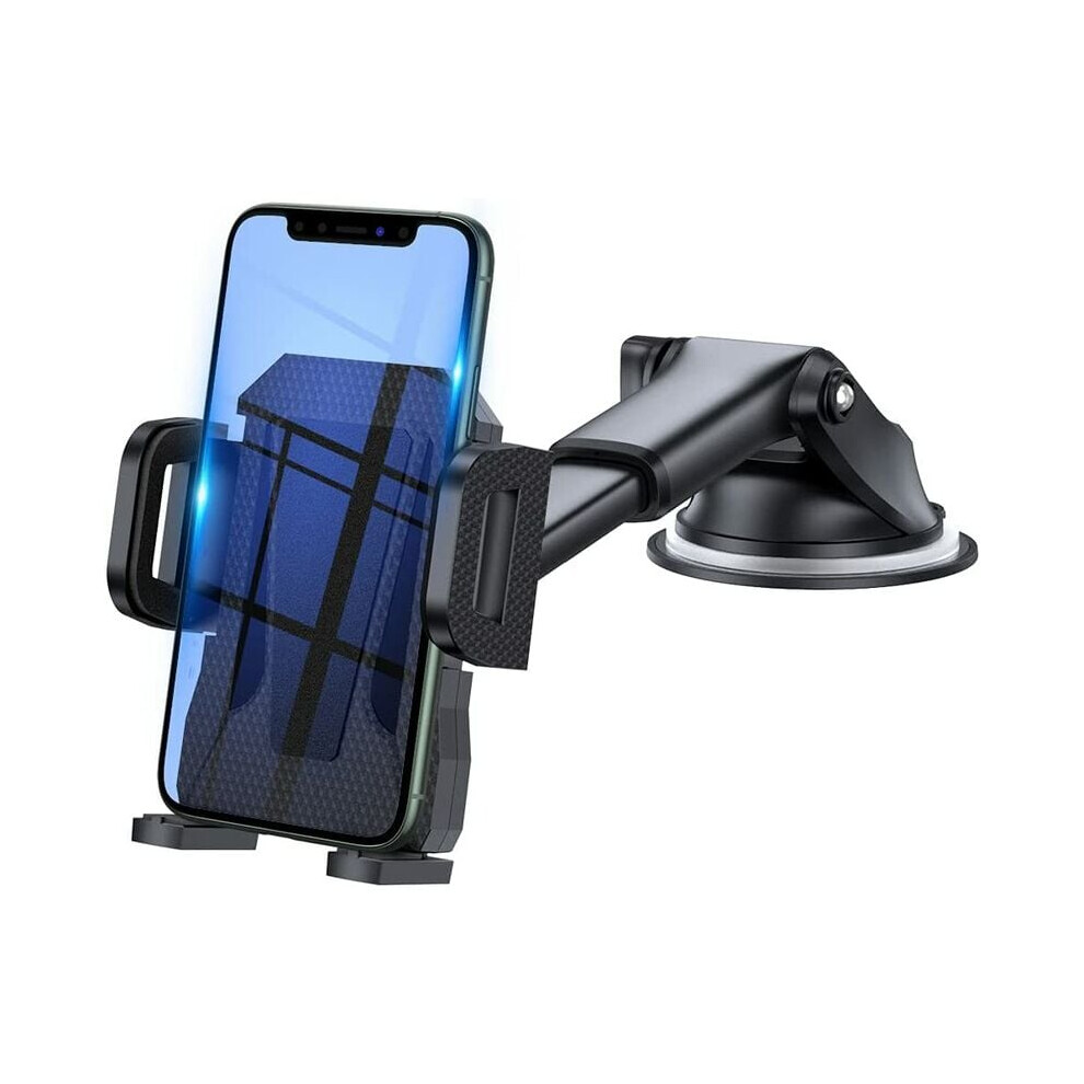 Multifunctional Metal Hook Clip Car Mount, Universal Automobile Cradle With Super Suction Cup For Dashboard Windshield And Air Vent, Easy Adjustable A 9148971210286