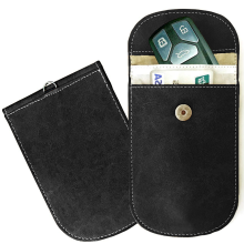 Two Layers Of Inner Rfid-Shielding Fabric Nano-Shielding Material Protectors, Effortless Protection For Vehicle'S Smart Keys, Enhanced Signal Blocking