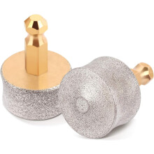 Harte und weiche Ersatzköpfe für Hundekrallenschleifer, langlebig dank verstärkter Diamantspitzen, konvexes Design für optimalen Kontakt,