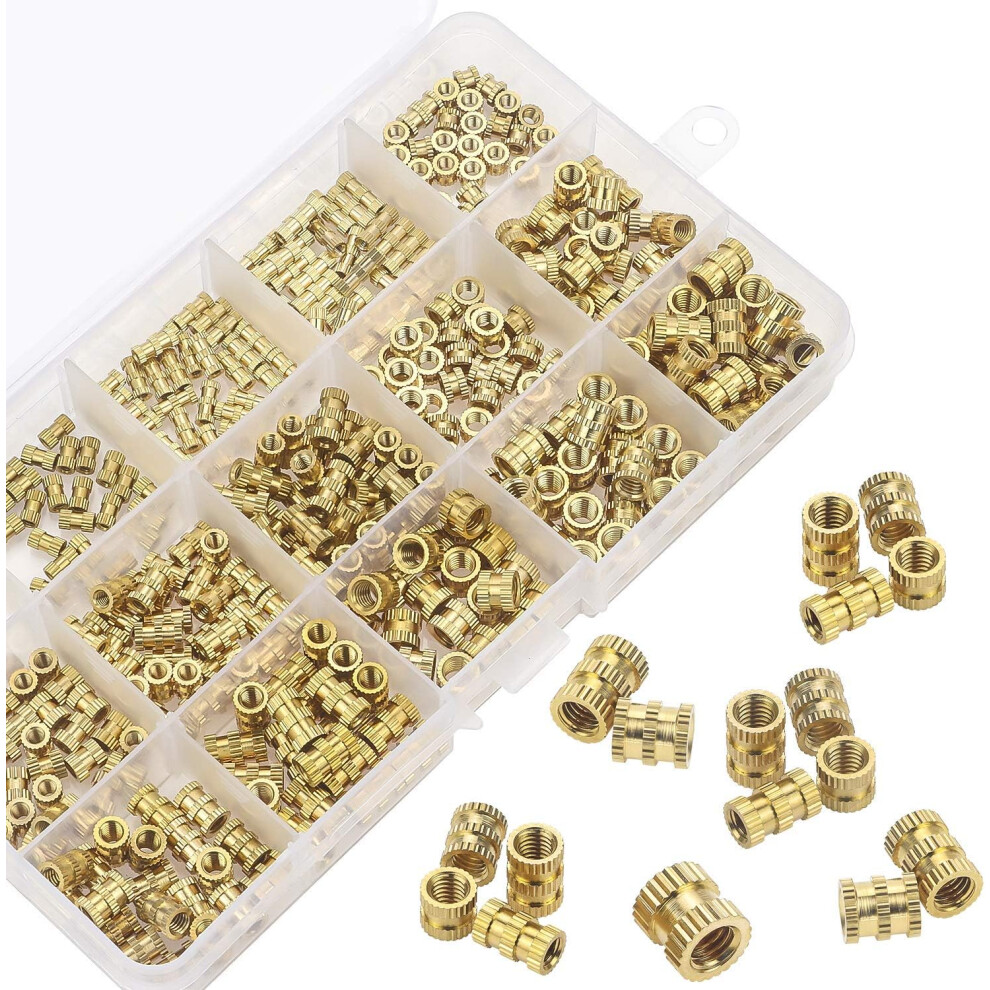 Thermal Conductivity Corrosion Resisted High Quality Brass Heat Set Inserts Threaded Brass Insert Nuts For 3D Printing, Precision Craftsmanship Wide 9048212554509