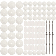 Jewelry Polishing Kit, Complete with 88 Piece Wool Felt Polishing Pads & Buffing Wheel Set, Ideal for Gemstone Polishing & Versatile Polishing