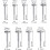Professional Woodworking Tools, Forstner Drill Bits with Cemented Carbide, Precision Wood Drill Bits for Quick Drilling, Arc Curve Design Head 7