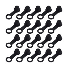 Gummihetter for bremseluftenippel, enkel installasjon, sikkert feste med innvendig gjengedesign, universell passform for de fleste 8 mm lufteskruer
