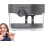 Denture Soaking Case with Builtin Mirror for Deep Cleaning and Travel Storage Box Grey 5