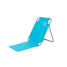 Silla de playa plegable Azul turquesa - O'BEACH - Dimensiones: 45 x 163 x 44 cm
