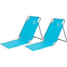 Lote de 2 sillas de playa plegables - O'Beach - Dimensiones: 45 x 163 x 44 cm