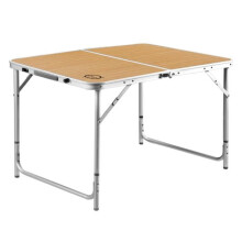 Tavolo da campeggio pieghevole O'Camp in alluminio per 6 persone - Grigio - 120 x 60 x 70 cm