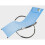 Transat à bascule - O'SUN - Bleu - Pliable - Confortable - Design moderne 2