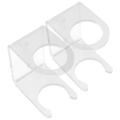 8Stk Wandmontage Baseballschläger Display Transparent 2