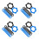 80Stk Mikrofon Anti-Roll Ringe, Silikon, Stoßdämpfend, Farbige Sets 4