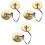 3Pcs Cymbals Set for Home Yoga Zen 4