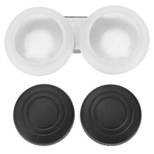 2Sets Kunststof Penselen Zwart Voor Schilderen En Kleurmengen
