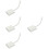 4Stk USB C Kartenleser Weiß ABS USB Otg Memory Card Adapter 9