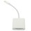 4Stk USB C Kartenleser Weiß ABS USB Otg Memory Card Adapter 3