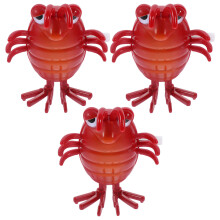 12St Wind Up Insect Halloween Speelgoed ABS Donkerrood Leuk Voor Kids