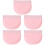 5St Roze Siliconen Retainer Case Voor Vrouwen, Draagbare Bewaarbox 8