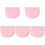 5St Roze Siliconen Retainer Case Voor Vrouwen, Draagbare Bewaarbox 4