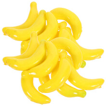 80Stk Gefälschte Banane Modell Gelb
