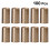 200St Professionele Gouden Heat-Shrink Capsules Wijnflessluitingen 4