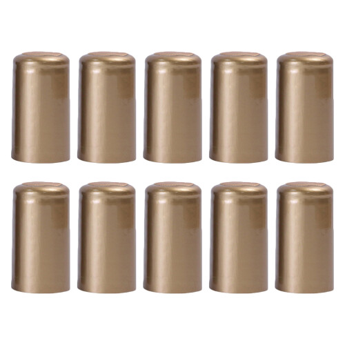 200St Professionele Gouden Heat-Shrink Capsules Wijnflessluitingen 1